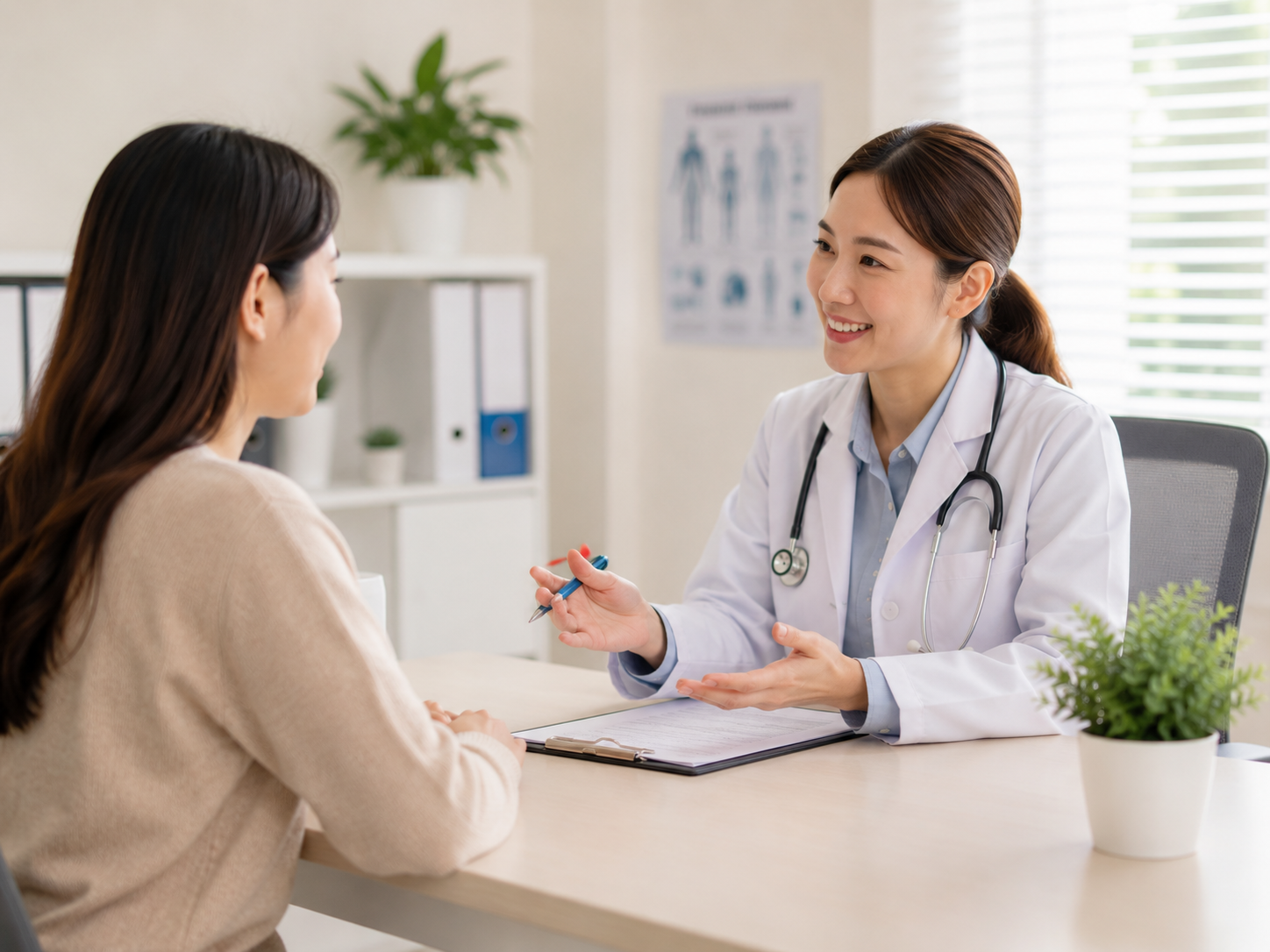 Doctor consulting with patient at MiCare panel clinic