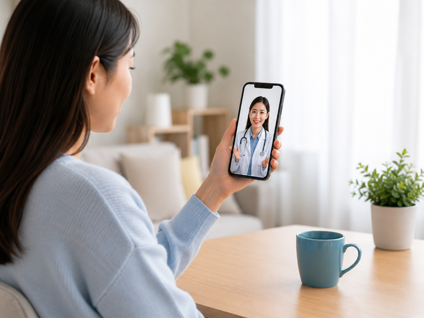 Online doctor consultation through MiCare healthcare platform